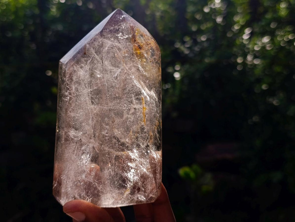 Polished Mixed Quartz Crystals x 4 From Madagascar - Toprock Gemstones and Minerals 