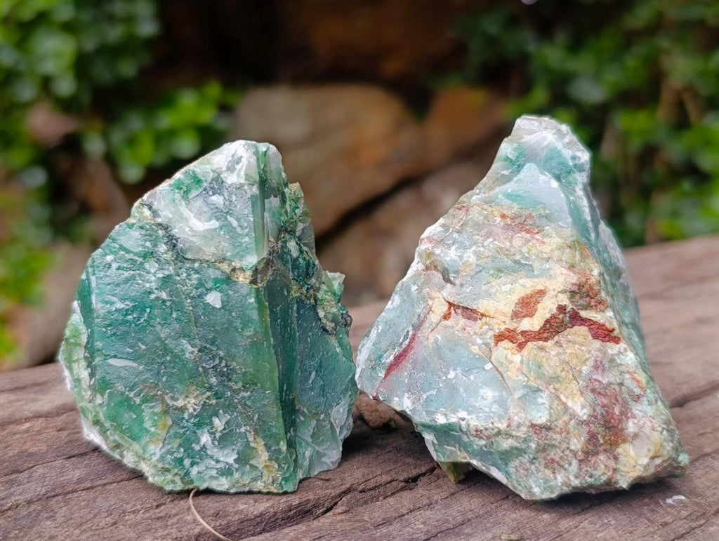 Natural Swazi Jade Cobbed Specimens x 24 From Swaziland - Toprock Gemstones and Minerals 