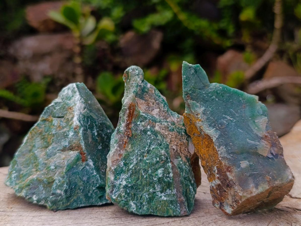 Natural Swazi Jade Cobbed Specimens x 24 From Swaziland - Toprock Gemstones and Minerals 
