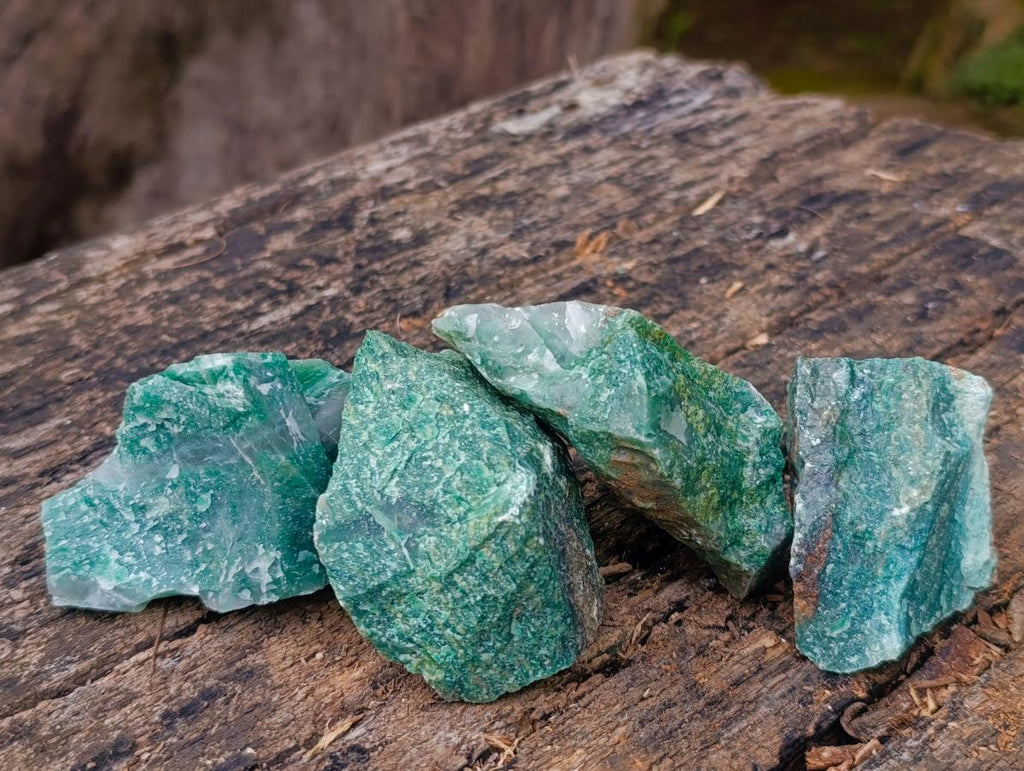 Natural Swazi Jade Cobbed Specimens x 24 From Swaziland - Toprock Gemstones and Minerals 