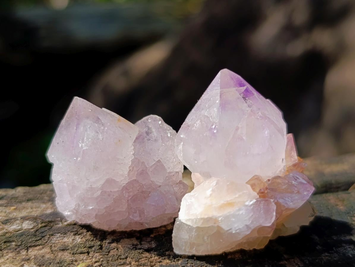 Natural Small Sunburst Spirit Amethyst Single Crystals x 70 From Boekenhouthoek, South Africa - Toprock Gemstones and Minerals 