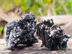 Natural Schorl Black Tourmaline Specimens with Feldspar and Mica x 12 From Erongo, Namibia - Toprock Gemstones and Minerals 