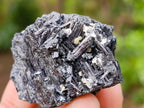 Natural Schorl Black Tourmaline Specimens with Feldspar and Mica x 12 From Erongo, Namibia - Toprock Gemstones and Minerals 