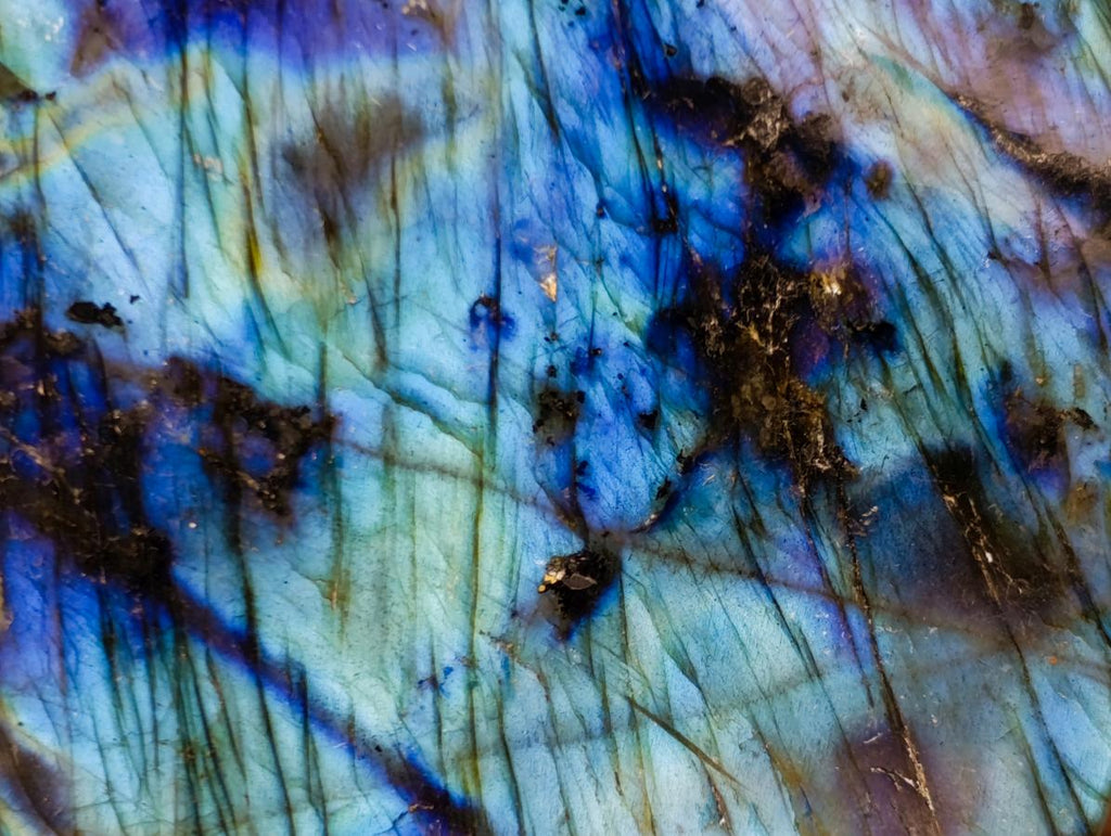 Polished Labradorite Standing Display Pieces x 2 From Madagascar - Toprock Gemstones and Minerals 