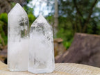 Polished Clear Quartz Display Crystals x 6 From Madagascar - Toprock Gemstones and Minerals 