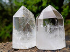 Polished Clear Quartz Display Crystals x 6 From Madagascar - Toprock Gemstones and Minerals 