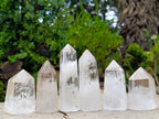 Polished Clear Quartz Display Crystals x 6 From Madagascar - Toprock Gemstones and Minerals 