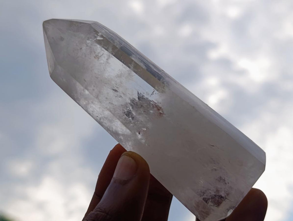 Polished Clear Quartz Display Crystals x 6 From Madagascar - Toprock Gemstones and Minerals 