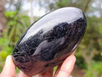Polished Black Tourmaline Standing Display Pieces x 4 From Madagascar - Toprock Gemstones and Minerals 