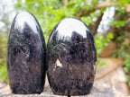 Polished Black Tourmaline Standing Display Pieces x 4 From Madagascar - Toprock Gemstones and Minerals 