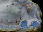 Natural Blue Lace Agate Geode Specimens x 6 From Nsanje, Malawi - Toprock Gemstones and Minerals 