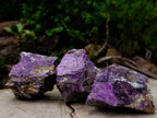 Natural Metallic Cobbed Purpurite Specimens x 3 From Erongo, Namibia - Toprock Gemstones and Minerals 