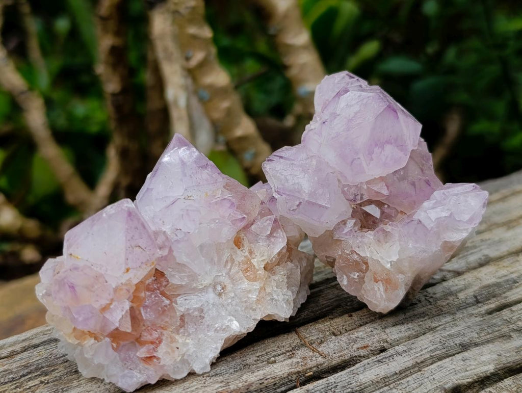 Natural Sunburst Spirit Amethyst Clusters x 12 From Boekenhouthoek, South Africa - Toprock Gemstones and Minerals 