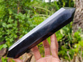 Polished Double Terminated Black Basalt Crystals x 2 From Madagascar - Toprock Gemstones and Minerals 