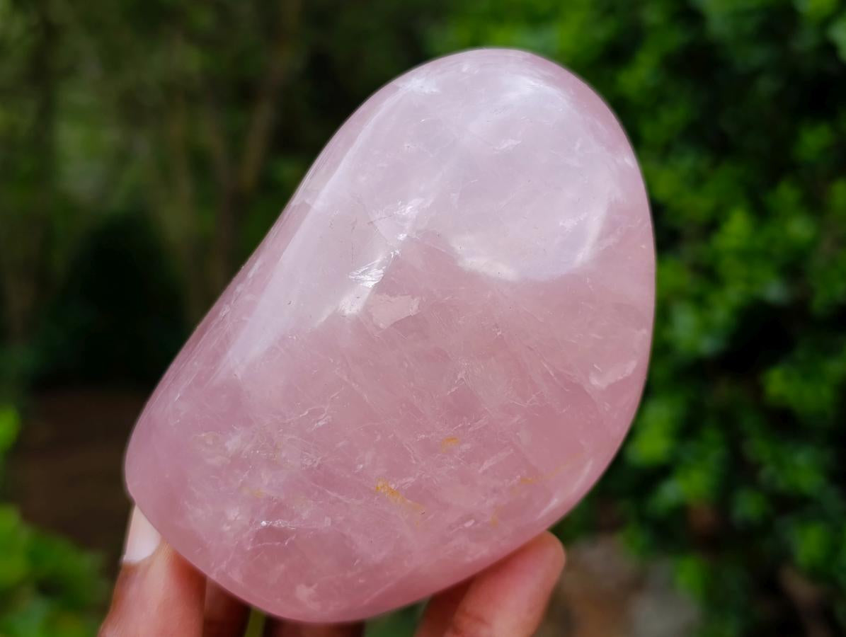 Polished Gemmy Rose Quartz Standing Display Pieces x 3 From Madagascar - Toprock Gemstones and Minerals 