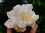 Natural Limonite Quartz Cluster with Goethite Inclusions x 12 From Solwezi, Zambia - Toprock Gemstones and Minerals 