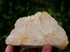 Natural Limonite Quartz Cluster with Goethite Inclusions x 12 From Solwezi, Zambia - Toprock Gemstones and Minerals 