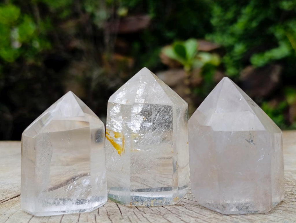 Polished Clear Quartz Display Crystals x 24 From Madagascar - Toprock Gemstones and Minerals 