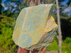 Natural Cobbed Aquamarine Specimens x 2 From Northern Cape, South Africa - Toprock Gemstones and Minerals 