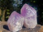 Polished Jacaranda Amethyst Crystals x 6 From Mumbwa, Zambia - Toprock Gemstones and Minerals 