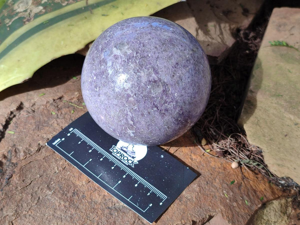Polished Lepidolite Spheres x 2 From Ambatondrazaka, Madagascar - Toprock Gemstones and Minerals 