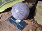 Polished Lepidolite Spheres x 2 From Ambatondrazaka, Madagascar - Toprock Gemstones and Minerals 