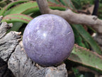 Polished Lepidolite Spheres x 2 From Ambatondrazaka, Madagascar - Toprock Gemstones and Minerals 