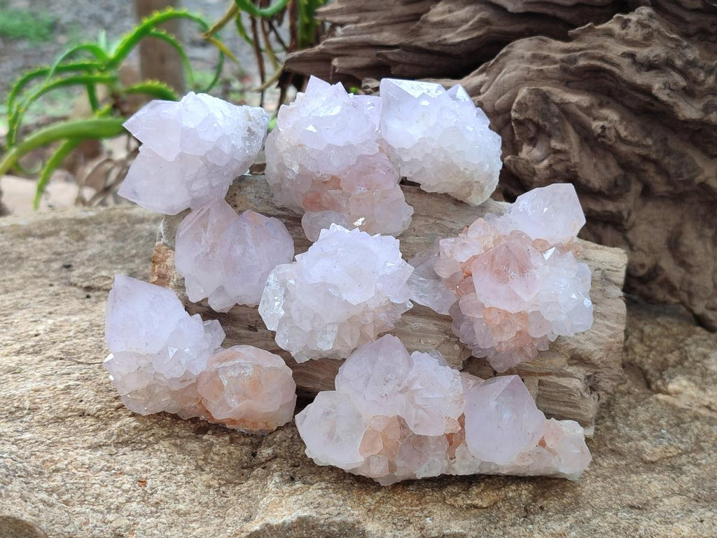 Natural Lilac Spirit Amethyst Clusters x 12 From Boekenhouthoek, South Africa - Toprock Gemstones and Minerals 