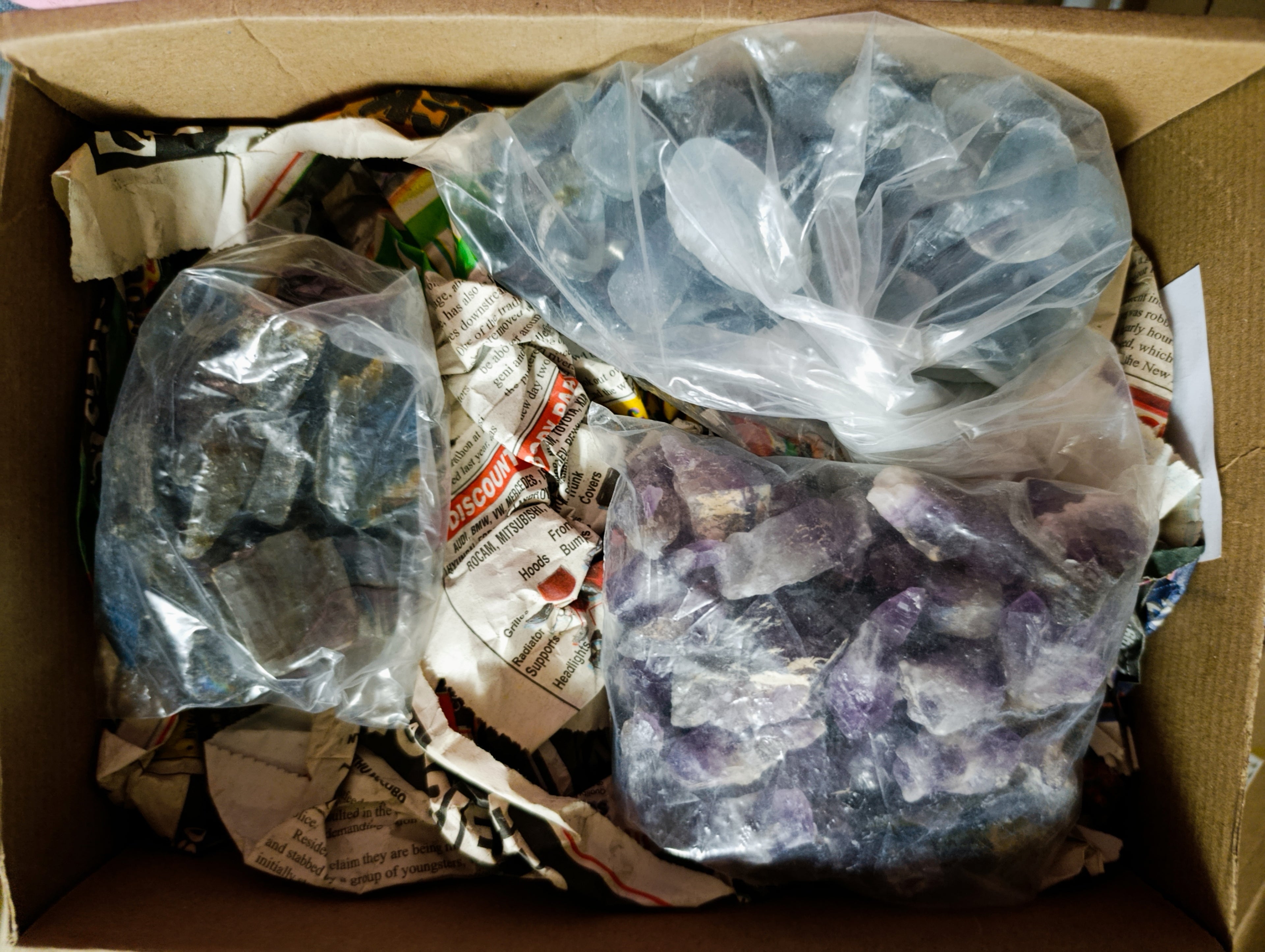 Polished Mix of Multi Mineral Tumbles, Slices and Crystals x 2.1 kg Lot From Southern Africa - Toprock Gemstones and Minerals 