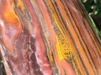 Polished XXL Banded Tiger Iron Standing Display Piece x 1 From South Africa - Toprock Gemstones and Minerals 