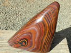 Polished XXL Banded Tiger Iron Standing Display Piece x 1 From South Africa - Toprock Gemstones and Minerals 