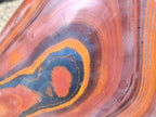 Polished XXL Banded Tiger Iron Standing Display Piece x 1 From South Africa - Toprock Gemstones and Minerals 