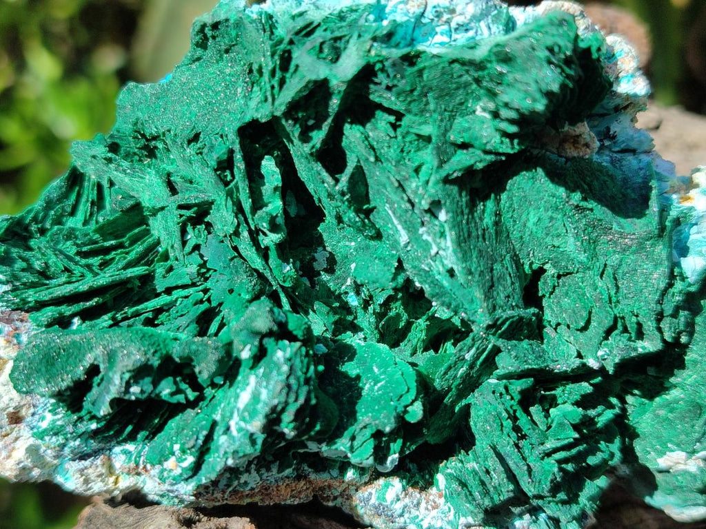 Natural Rare Malachite Pseudomorph Specimens with Associated x 2 From Kolwezi, Congo - Toprock Gemstones and Minerals 