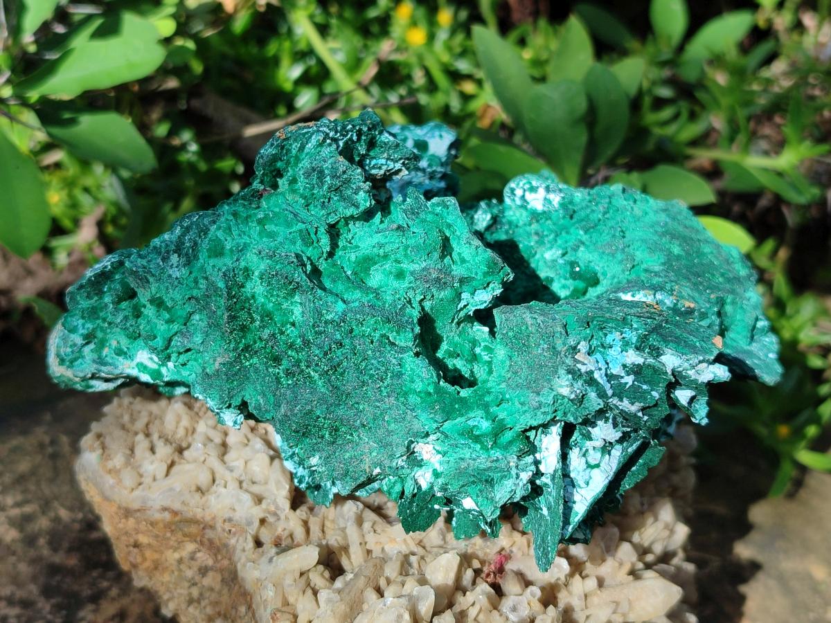 Natural Rare Malachite Pseudomorph Specimens with Associated x 2 From Kolwezi, Congo - Toprock Gemstones and Minerals 