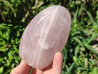 Polished Gemmy Rose Quartz Standing Display Pieces x 3 From Madagascar - Toprock Gemstones and Minerals 