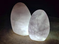 Polished Gemmy Rose Quartz Standing Display Pieces x 3 From Madagascar - Toprock Gemstones and Minerals 