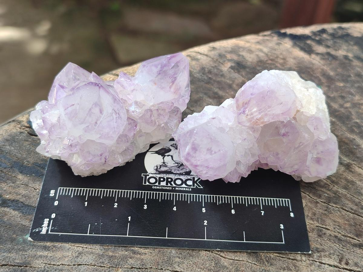 Natural Sunburst Spirit Amethyst Clusters x 12 From Boekenhouthoek, South Africa - Toprock Gemstones and Minerals 