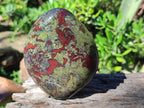 Polished Bastite Dragonsblood Stone Standing Display Pieces x 3 From Tshipise, South Africa - Toprock Gemstones and Minerals 
