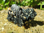 Natural Schorl Black Tourmaline with Muscovite Mica and Feldspar Specimens x 6 From Erongo, Namibia - Toprock Gemstones and Minerals 