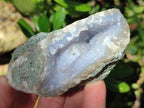Natural Blue Lace Agate Geode Specimens x 24 From Nsanje, Malawi - Toprock Gemstones and Minerals 