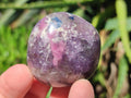 Polished Lepidolite Galets x 24 From Ambatondrazaka, Madagascar - Toprock Gemstones and Minerals 