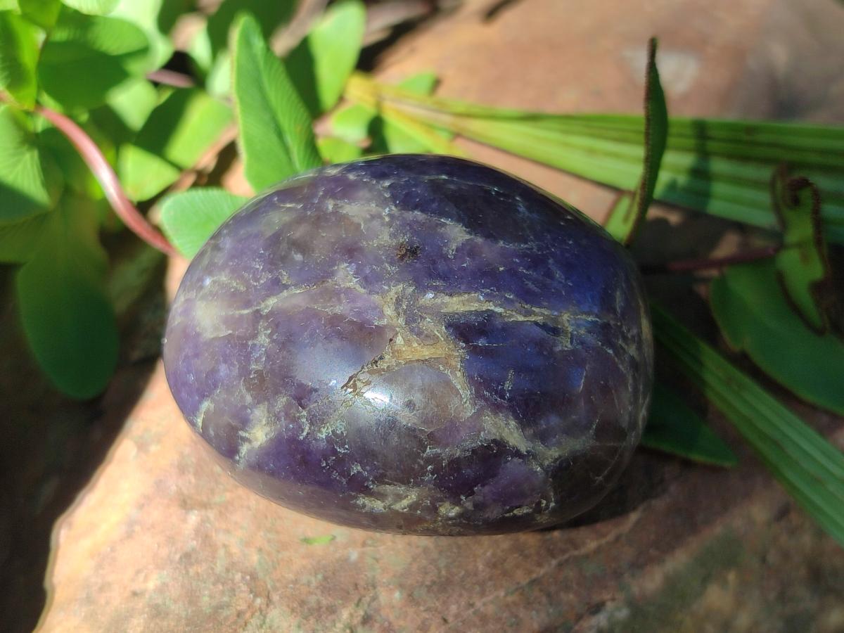 Polished Lepidolite Galets x 24 From Ambatondrazaka, Madagascar - Toprock Gemstones and Minerals 