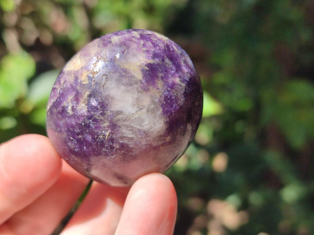 Polished Lepidolite Galets x 24 From Ambatondrazaka, Madagascar - Toprock Gemstones and Minerals 