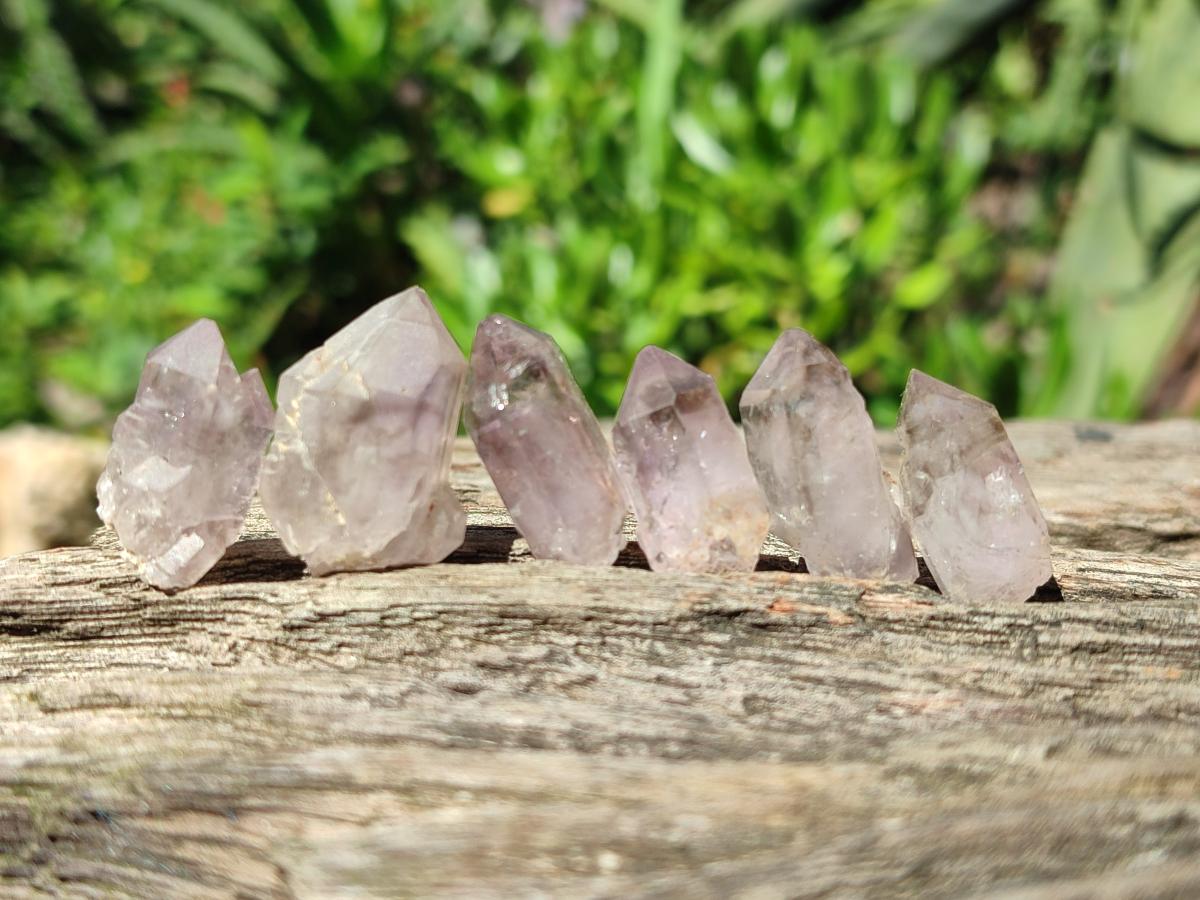 Natural Zululand Window Amethyst Crystals x 70 From Zululand, South Africa - Toprock Gemstones and Minerals 