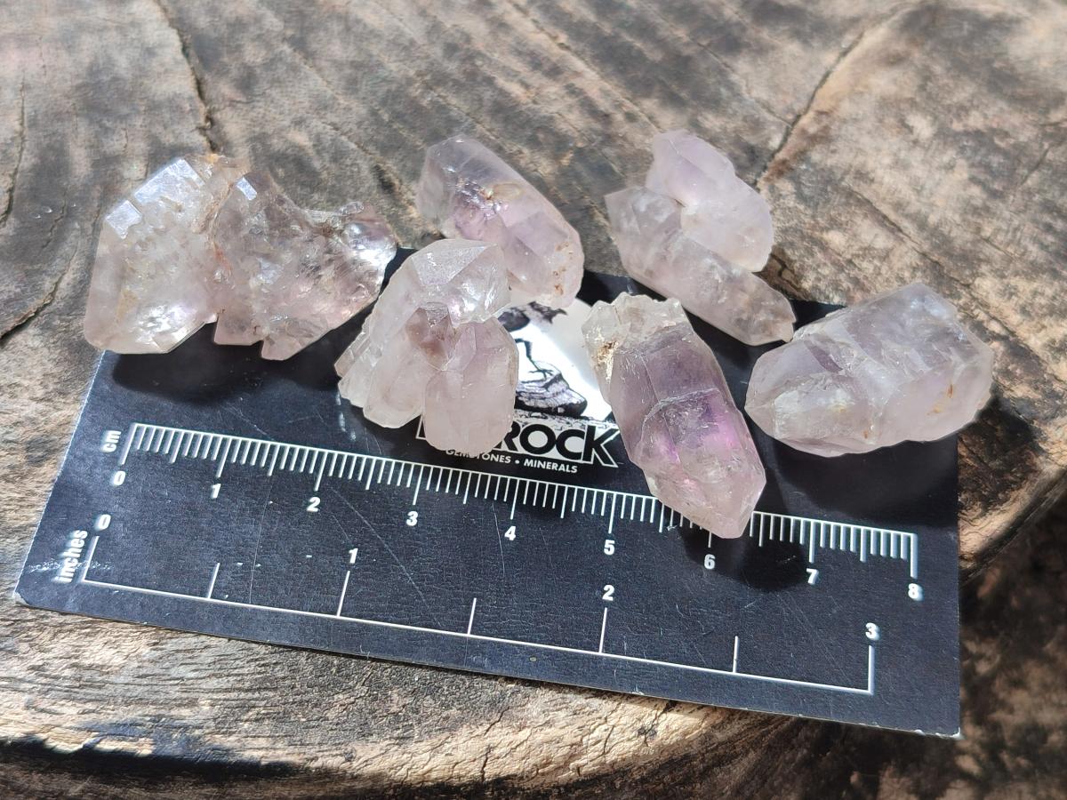 Natural Zululand Window Amethyst Crystals x 70 From Zululand, South Africa - Toprock Gemstones and Minerals 