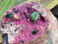 Natural Spherocobaltite Specimens with Silky Malachite, Heterogenite and Kolwezite Specimens x 2 From Musonoi Mine, Congo - Toprock Gemstones and Minerals 