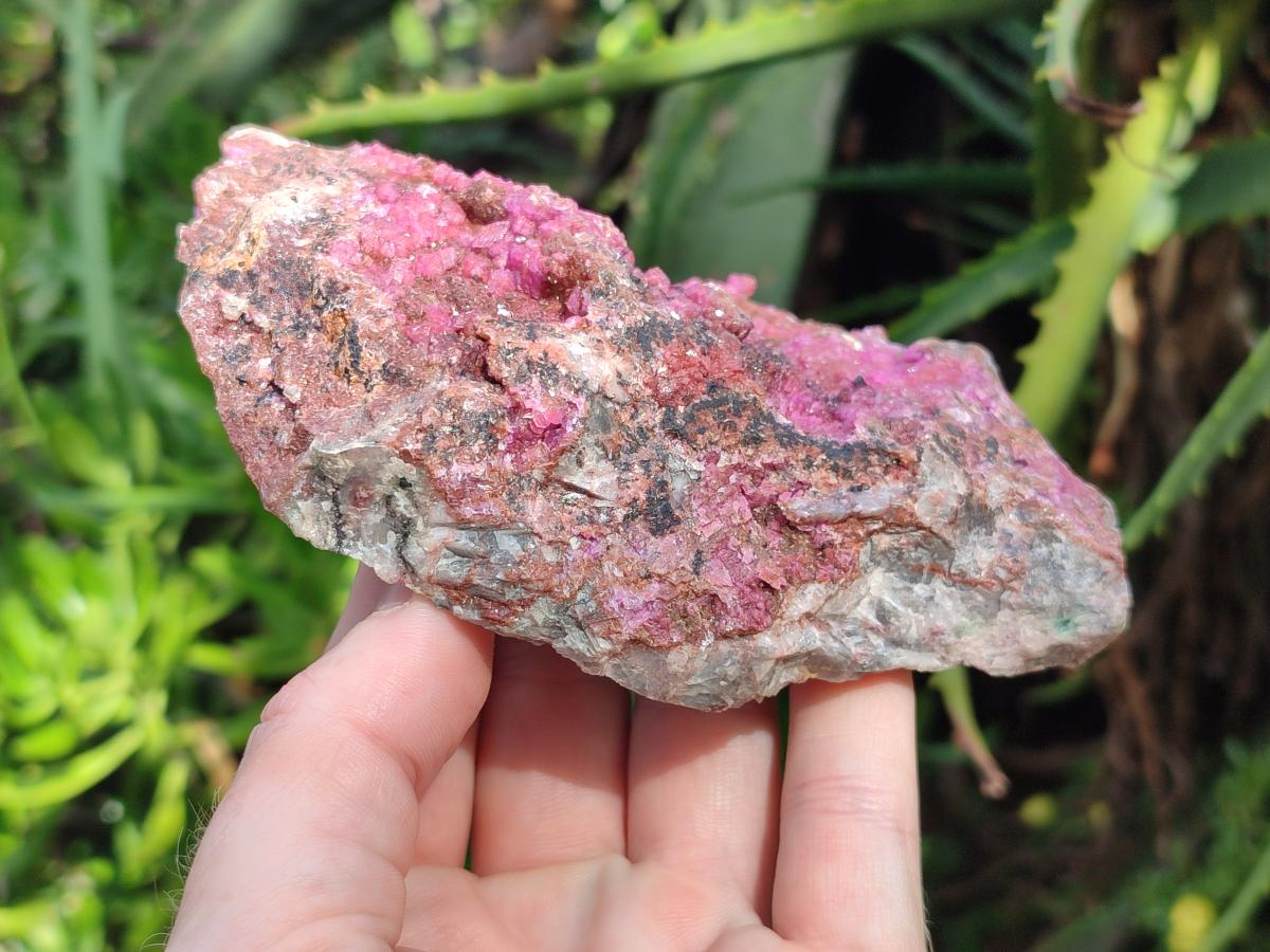Natural Spherocobaltite Specimens with Silky Malachite, Heterogenite and Kolwezite Specimens x 2 From Musonoi Mine, Congo - Toprock Gemstones and Minerals 