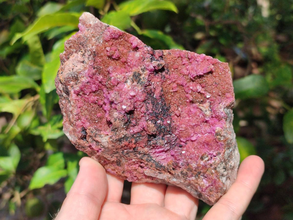 Natural Spherocobaltite Specimens with Silky Malachite, Heterogenite and Kolwezite Specimens x 2 From Musonoi Mine, Congo - Toprock Gemstones and Minerals 