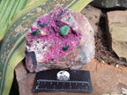 Natural Spherocobaltite Specimens with Silky Malachite, Heterogenite and Kolwezite Specimens x 2 From Musonoi Mine, Congo - Toprock Gemstones and Minerals 