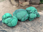 Natural Botryoidal Malachite Specimens x 8 From Congo - Toprock Gemstones and Minerals 